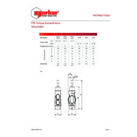 Norbar TTs Torque Screwdrivers - Technical Specifications