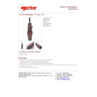 Norbar TTs3.0 Production ‘P-type’ Torque Screwdriver - Product Specifications