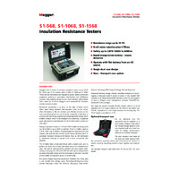 Megger S1-568 UK Diagnostic Insulation Tester - Datasheet