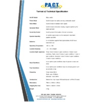 PACT TomKat S2 Pipe and Cable Locator - Technical Specifications