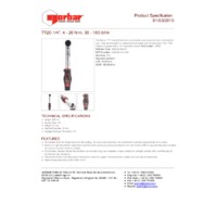 Norbar TTi20 Ratchet Adjustable Dual Scale Torque Wrench (NOR-13830) - Product Specifications