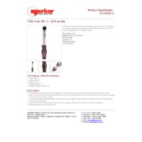 Norbar TTi20 Ratchet Adjustable N.m Scale Torque Wrench (NOR-13833) - Product Specifications