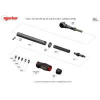 Norbar TTi20 Ratchet Adjustable N.m Scale Torque Wrench (NOR-13833) - Exploded Drawing
