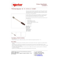 Norbar TTi50 Non-Magnetic Dual Scale Torque Wrench (NOR-13903) - Product Specifications