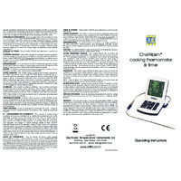 ETI ChefAlarm Thermometer and Timer - Instruction Manual