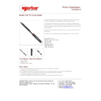 Norbar NORTORQUE 200 Dual Scale Adjustable 16mm Spigot Handle Torque Wrench - Product Specifications