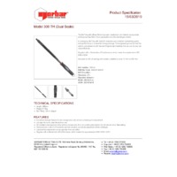Norbar NORTORQUE 300 Dual Scale Adjustable 16mm Spigot Handle Torque Wrench - Product Specifications