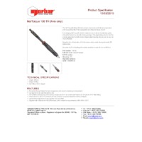 Norbar NORTORQUE 100 N.m Scale Adjustable Spigot Handle Torque Wrench - Product Specifications
