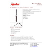 Norbar Pro 50 lbf.in Scale Industrial 'Mushroom Head' Ratchet Torque Wrench - Product Specifications