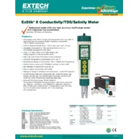 Extech EC400 Conductivity/TDS/Salinity Meter - Datasheet