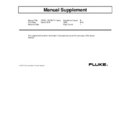 Fluke DS70X Diagnostic Videoscopes - User Manual Supplement