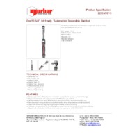 Norbar Pro 50 (NOR-15142) Automotive Reversible Ratchet Torque Wrench - Product Specifications