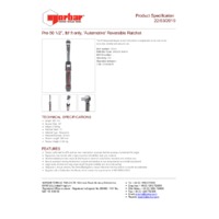 Norbar Pro 50 (NOR-15143) Automotive Reversible Ratchet Torque Wrench - Product Specifications