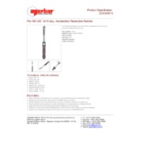 Norbar Pro 100 (NOR-15144) Automotive Reversible Ratchet Torque Wrench - Product Specifications