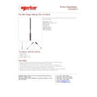 Norbar Pro 300 Adjustable 16mm Spigot Torque Wrench - Product Specifications