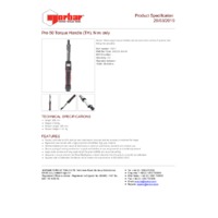 Norbar Pro 50 Adjustable 16mm Spigot  Torque Wrench (NOR-15072) - Product Specifications