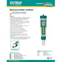 Extech PH100 ExStik pH Meter - Datasheet
