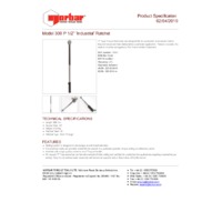 Norbar Pro 300 P-Type Industrial Ratchet Torque Wrench (NOR-13057) - Product Specifications