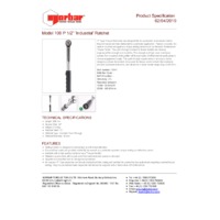 Norbar Pro 100 P-Type Industrial Ratchet Torque Wrench (NOR-13054) - Product Specifications