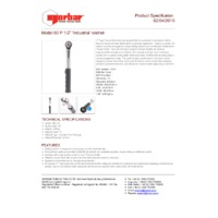 Norbar Pro 60 P-Type Industrial Ratchet Torque Wrench (NOR-13052) - Product Specifications