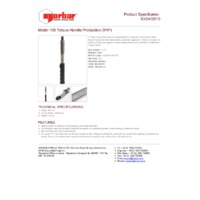 Norbar Pro 100 P-Type 16mm Spigot Torque Wrench - Product Specifications