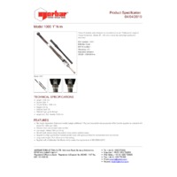 Norbar Model Pro 1000 Professional Torque Wrench (NOR-14027) - Product Specifications