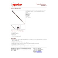 Norbar Model Pro 1000 Professional Torque Wrench (NOR-14048) - Product Specifications