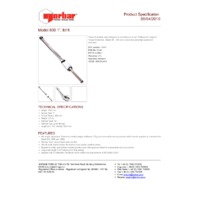 Norbar Model Pro 800 Professional Torque Wrench (NOR-14046) - Product Specifications