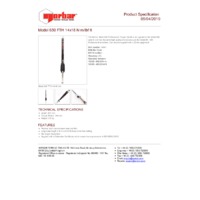 Norbar Pro 650 Professional 14x18mm Female Torque Wrench (NOR-14041) - Product Specifications
