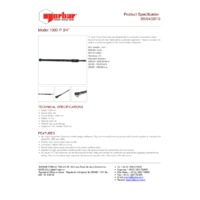 Norbar Model Pro 1000 Professional P-Type Torque Wrench (NOR-14007) - Product Specifications