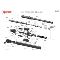 Norbar Model Pro 800 Professional P-Type Torque Wrench (NOR-14018) - Exploded Drawing
