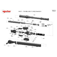 Norbar Model Pro 800 Professional P-Type Torque Wrench (NOR-14017) - Exploded Drawing