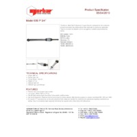 Norbar Model Pro 650 Professional P-Type Torque Wrench (NOR-14039) - Product Specifications