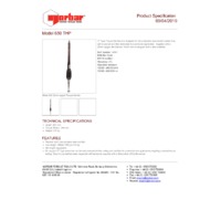 Norbar Pro 650 P-Type Production Torque Wrench – 22mm Spigot - Product Specifications