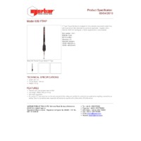 Norbar Pro 650 P-Type 14x18mm Female Handle Production Torque Wrench - Product Specifications