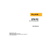 Fluke 279FC Wireless TRMS Thermal Multimeter - User Manual