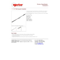 Norbar 1 11-16” Bi-Square Industrial Torque Wrench - Product Specifications