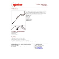 Norbar Low Range 12-inch (300 mm) Electrode Wrench - Product Specifications