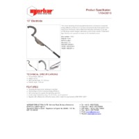 Norbar Low Range 10-inch (250 mm) Electrode Wrench - Product Specifications