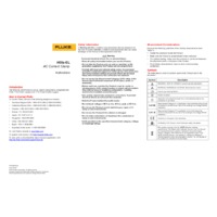 Fluke i400s-EL AC Current Clamp - Instruction Sheet