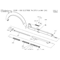 Norbar 24-inches (600 mm) High Range Electrode Wrench - Exploded Drawing