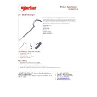 Norbar 24-inches (600 mm) High Range Electrode Wrench - Product Specifications