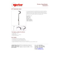 Norbar 20-inches (500 mm) High Range Electrode Wrench - Product Specifications