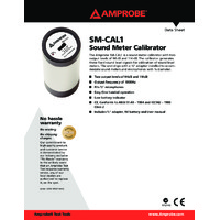 Amprobe SM-CAL1 Sound level Calibrator - Datasheet