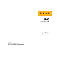 Fluke ii900 Sonic Industrial Imager - User Manual