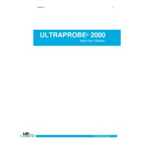 UE Systems Ultraprobe® 2000 Ultrasonic Inspection System - Instruction Manual