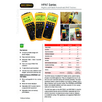 Martindale HPAT PAT Tester Series - Datasheet