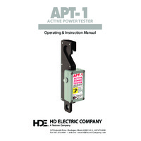 HD Electric APT-1 Active Power Tester - Instruction Manual