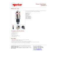 Norbar HT60-125 Handtorque® Small Diameter Multiplier - Product Specifications