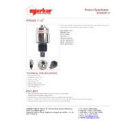 Norbar HT60-25 Handtorque® Small Diameter Multiplier - Product Specifications